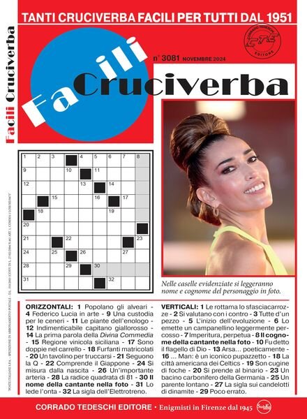 Facili Cruciverba – Novembre 2024 Cover