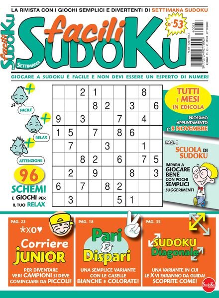 Facili Sudoku – Ottobre 2024 Cover
