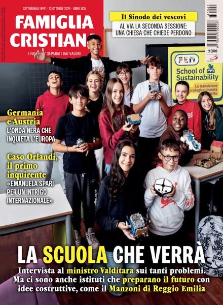 Famiglia Cristiana – 13 Ottobre 2024 Cover