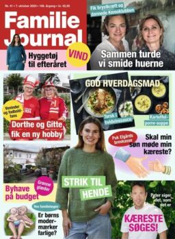 Familie Journal – 7 Oktober 2024