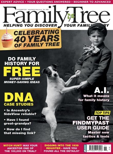 Family Tree UK – November 2024 Cover