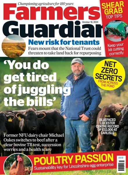 Farmers Guardian – 18 October 2024 Cover