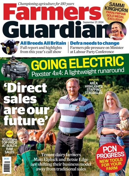 Farmers Guardian – 27 September 2024 Cover