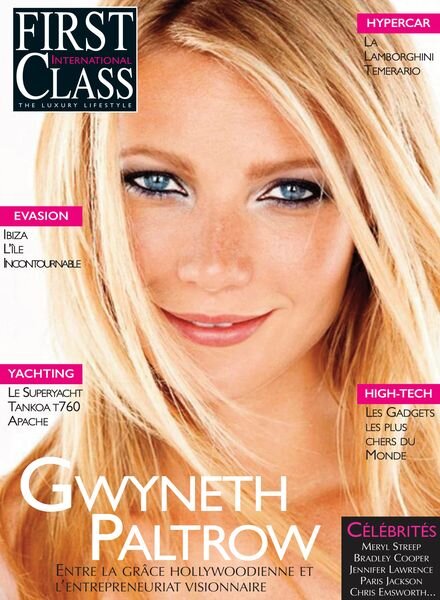 First Class Magazine – Octobre 2024 Cover