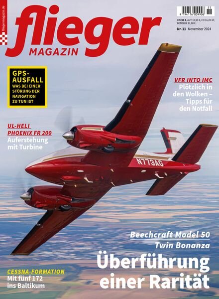 Fliegermagazin – November 2024 Cover