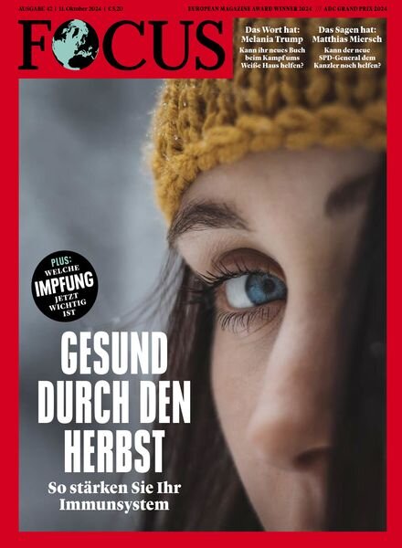 FOCUS – 10 Oktober 2024 Cover