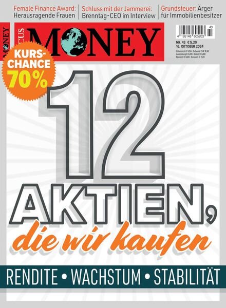Focus Money – 16 Oktober 2024 Cover