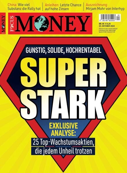 Focus Money – 23 Oktober 2024 Cover