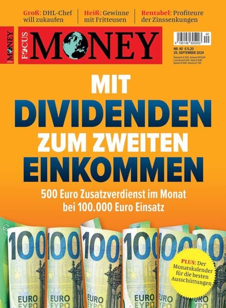 Focus Money – 25 September 2024 Cover