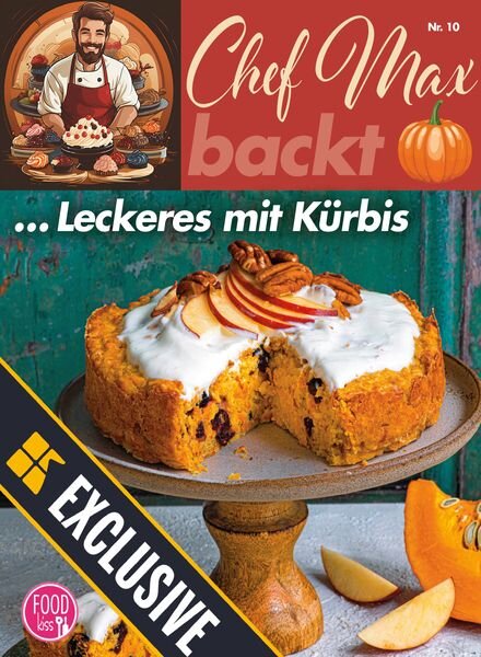 FOODKiss Chef Max backt – Oktober 2024 Cover