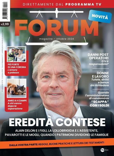 Forum Magazine Italia – Ottobre 2024 Cover