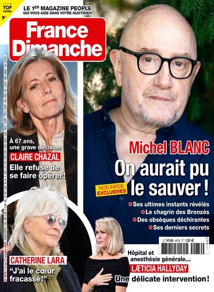 France Dimanche – 11 Octobre 2024 Cover