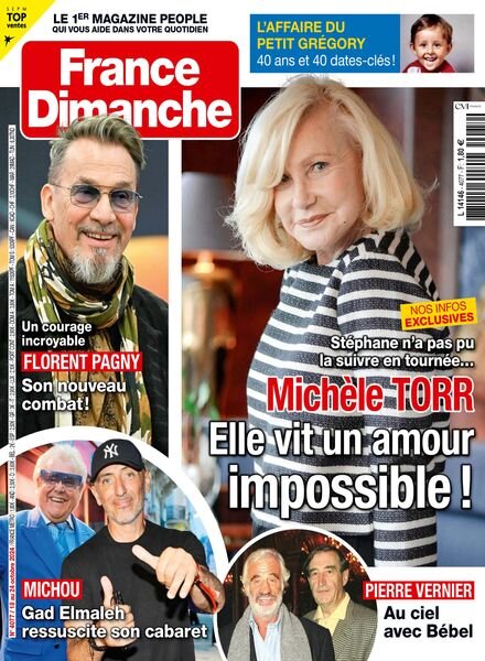 France Dimanche – 18 Octobre 2024 Cover