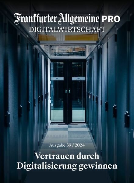 Frankfurter Allgemeine Pro D Economy – 25 September 2024 Cover