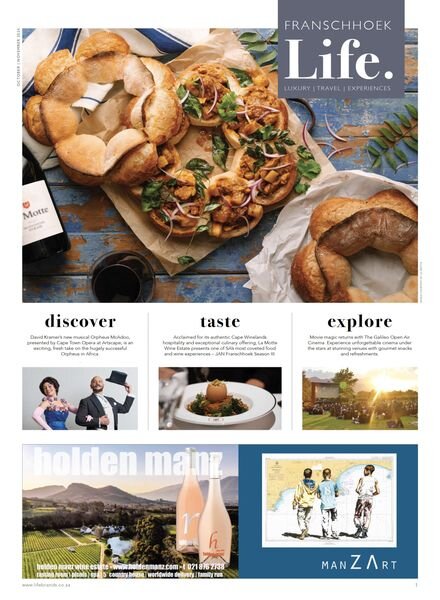 Franschhoek Life – October-November 2024 Cover