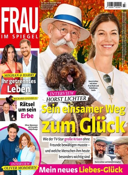 Frau im Spiegel – 16 Oktober 2024 Cover