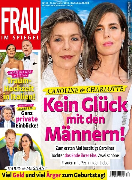 Frau im Spiegel – 25 September 2024 Cover