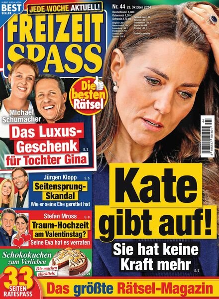 Freizeit Spass – 22 Oktober 2024 Cover