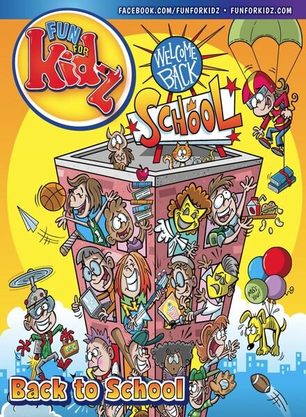 Fun For Kidz Magazine – Back to School 2024 Cover