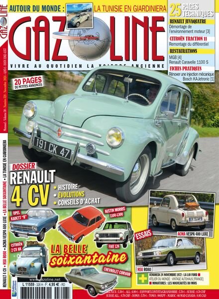 Gazoline – Novembre 2024 Cover