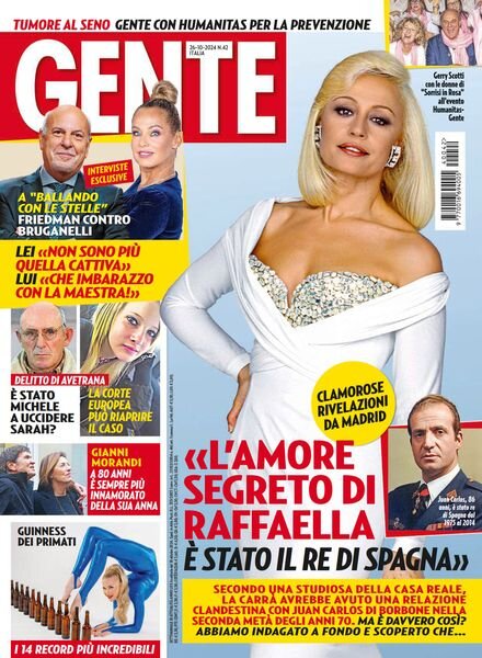 Gente Italia – 26 Ottobre 2024 Cover