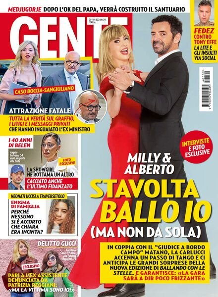 Gente Italia – 5 Ottobre 2024 Cover