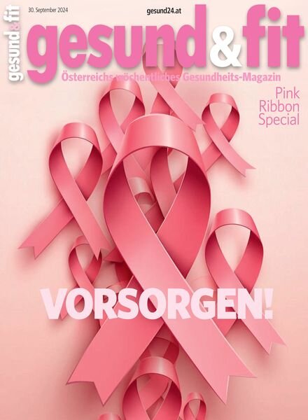 Gesund & Fit – 30 September 2024 Cover