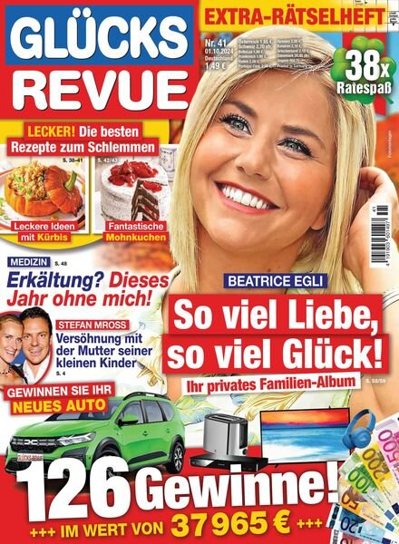 Glucks Revue – 30 September 2024 Cover