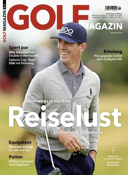 Golf Magazin – November 2024 Cover