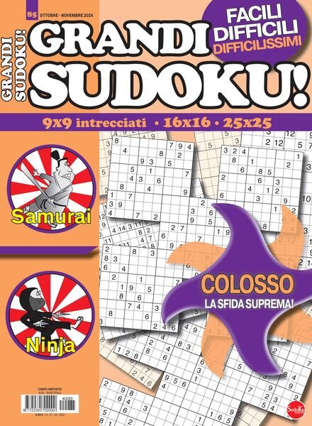 Grandi Sudoku – Ottobre-Novembre 2024 Cover
