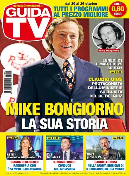 GuidaTV – 15 Ottobre 2024 Cover