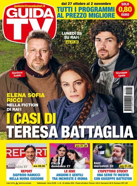 GuidaTV – 27 Ottobre 2024 Cover