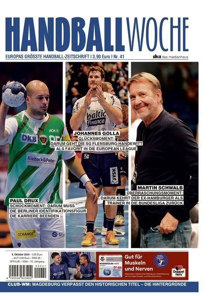 Handballwoche – 8 Oktober 2024 Cover