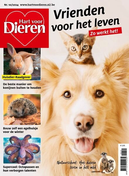 Hart voor Dieren – Oktober 2024 Cover