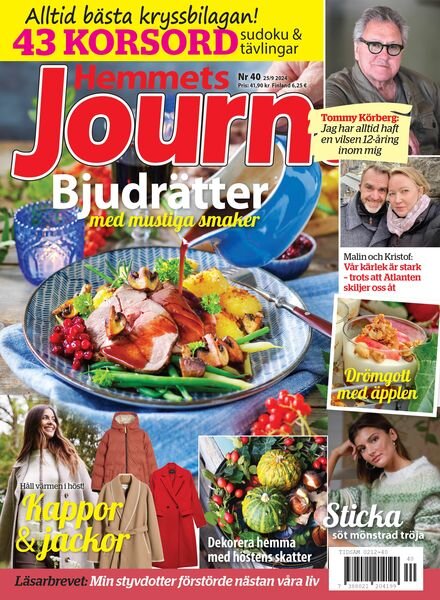 Hemmets Journal – 25 September 2024 Cover
