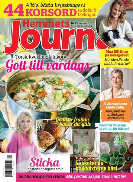 Hemmets Journal – 9 Oktober 2024 Cover
