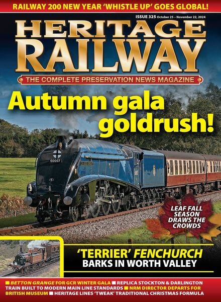 Heritage Railway – October 25 2024 Cover