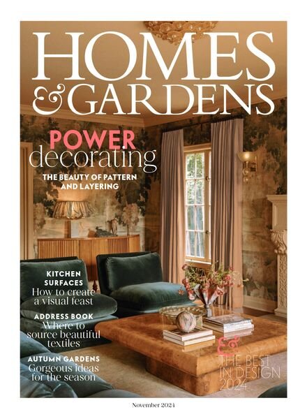 Homes & Gardens UK – November 2024 Cover