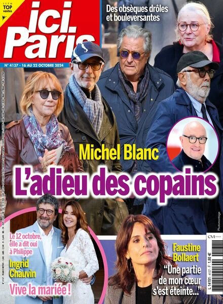 Ici Paris – 16 Octobre 2024 Cover