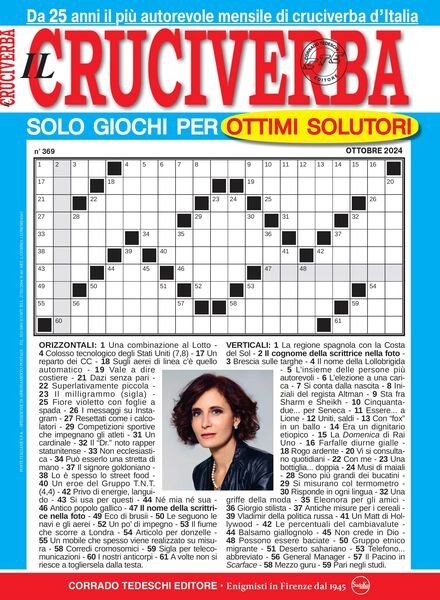 Il Cruciverba – Ottobre 2024 Cover