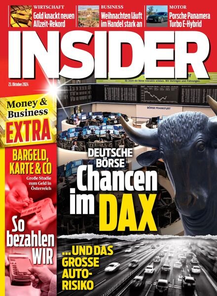 Insider Austria – 23 Oktober 2024 Cover