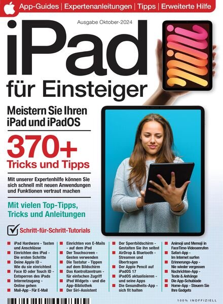 iPad fur Einsteiger – Oktober 2024 Cover