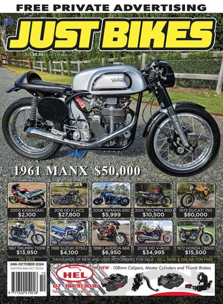 Just Bikes – October 2024 Cover
