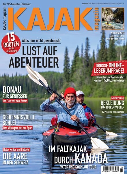kajak-Magazin – November-Dezember 2024 Cover