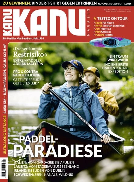 Kanu Magazin – November-Dezember 2024 Cover