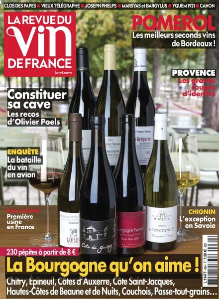 La Revue du Vin de France – Octobre 2024 Cover