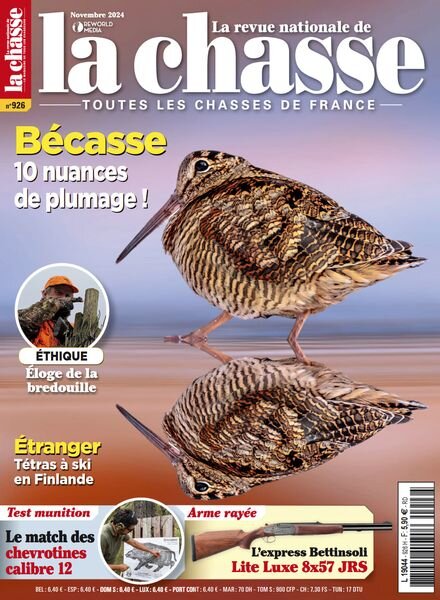 La Revue nationale de La chasse – Novembre 2024 Cover