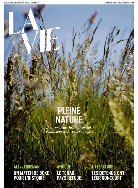 La Vie – 17 Octobre 2024 Cover