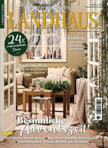 Landhaus Living – November-Dezember 2024 Cover