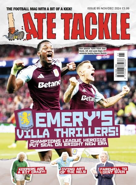 Late Tackle Football – November-December 2024 Cover